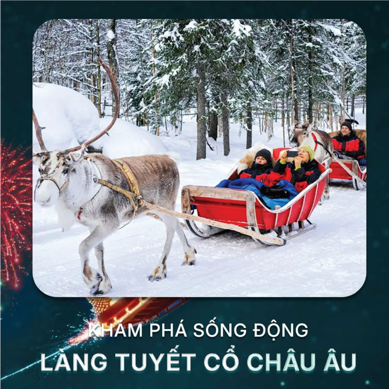 Lạc Lối Trong Làng Tuyết Châu Âu Cổ Kính