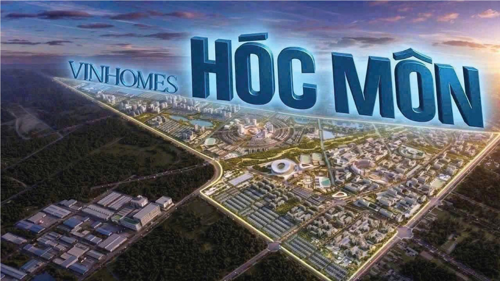 Phối cảnh tổng thể đại đô thị Vinhomes Saigon Park Hóc Môn